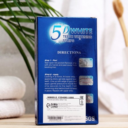 Whitening strips for teeth 5d, 14 sasha, 7 pairs-1