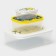 A set of food containers of the Dolyan Lemons, 3 pcs: 150 ml, 500 ml, 1.2 l, rectangular