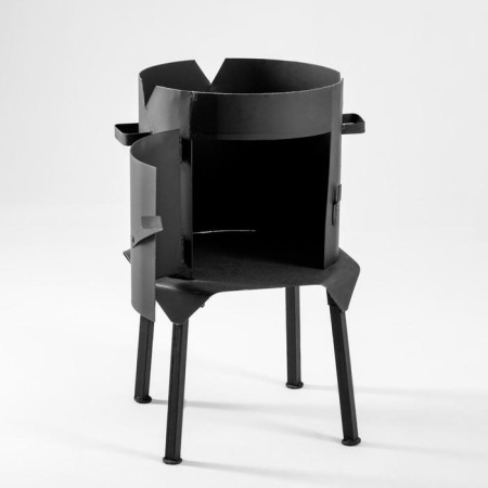 Bake under a cauldron 10 liters, with a door and removable legs-1