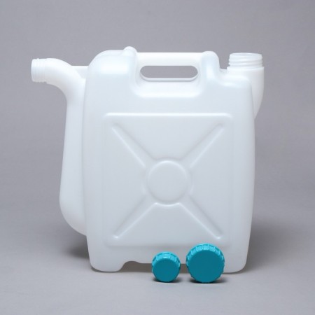 Food canister, 15 l, with drain, white-2