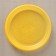 Disposable dessert plate, d = 16.5 cm, yellow color