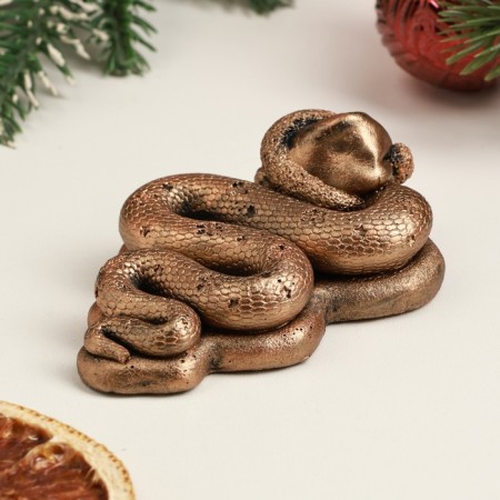 Figure "Snake in the cap" bronze, 9x6cm-3