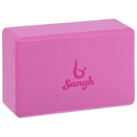 Sangh yoga block, 23x15x8 cm, pink color-10