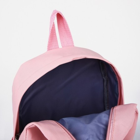 Baby backpack on lightning, 3 outer pockets, pink color-7