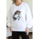Female sweatshirt, size 44, white color