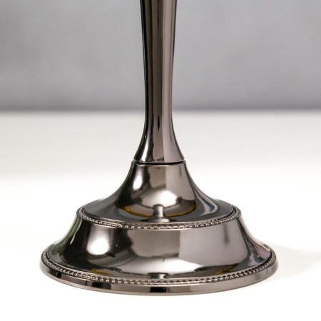 Summier Metal for 3 candles "conciseness" color black chrome 25.5x27x10 cm-4