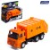 Metal truck "KAMAZ. Garbage truck ", 1:54, inertial, orange color