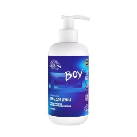 Natural shower gel “Soft cleansing and prevention of rashes” with zinc, 200 ml