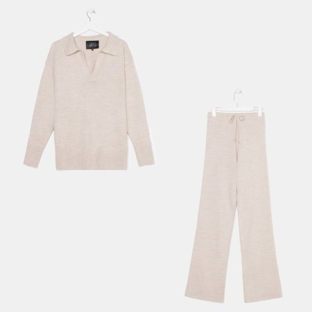 Women's costume (jumper and trousers) Mist p. 44-46, beige-6