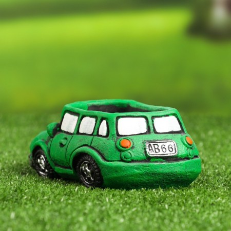 Pot "machine" Green, 15x9x6cm-2