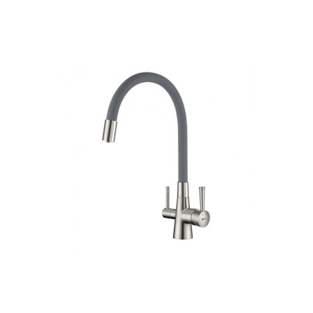 LEMARK COMFORT LM3075BN kitchen mixer, single -leaf, output for drinking, nickel