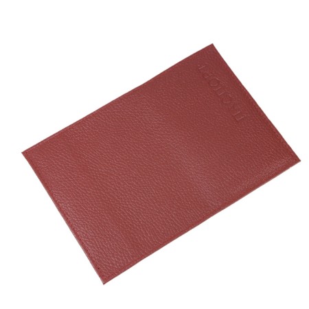 Passport cover, map for maps, red color
