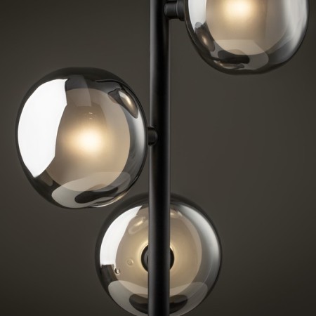 Freya FR5435TL-03B Shimmer, 248x248x461 mm desktop lamp, G9, 3x25W, black color-1