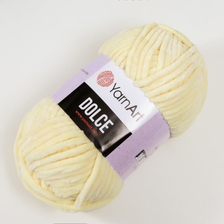 Yarn "Dolce" 100% micropoliester 120m/100g (783 champagne)-1