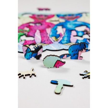 Figure puzzle "Haggi Vaggi and Kissi Missy", 97 details, 20 × 23 cm-2