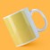 Ceramic mug "Be sled", 320 ml, white color