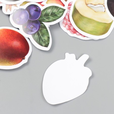 Stickers for creativity "Fruit mix" set of 46 pcs 6.3x4.3x1.1 cm-2