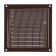 Ventilation grate Zein Lux RM1515KR, 150 x 150 mm, with a grid, metal, brown