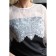 Female dress, size 46, black color, white
