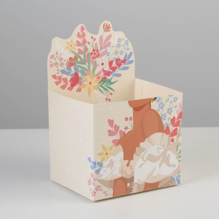 Boxes for mini bouquets "Flower", 12 × 20 × 10 cm