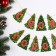 Girland "Happy New Year!" from 12 flags-boxes, 12.5x8 cm