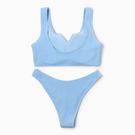 Swimsuit female separate minku color blue, size 46-7