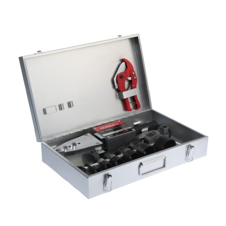 The device for welding plastic pipes "Victory" PT-2435, 2435 W, 6 nozzles, metal case-8