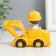Souvenir Polystone "Baby Builder at the excavator" 7.5x4x7.7 cm