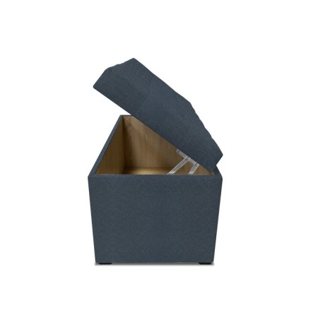 Puff with a lid and weighting, 800 × 400 × 420 mm, Bahama mitch, Denim color-5