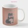 Mug - chameleon ceramic shares “Smile”, 350 ml, white color