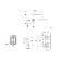 Bronze de Luxe 10138F shower system, without spout, tropical shower, hidden installation, brass