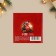 Postcard-Mini "Happy New Year!", Christmas tree toys 7 x 7 cm, New Year
