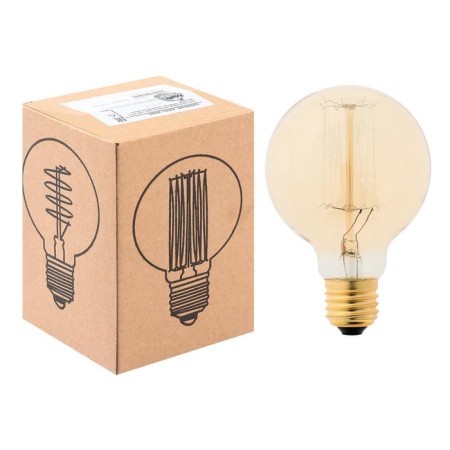 Incandescent lamp Vintage "Shar", G80, 60 W, E27, 230 V, 120x80 mm, warm white-3