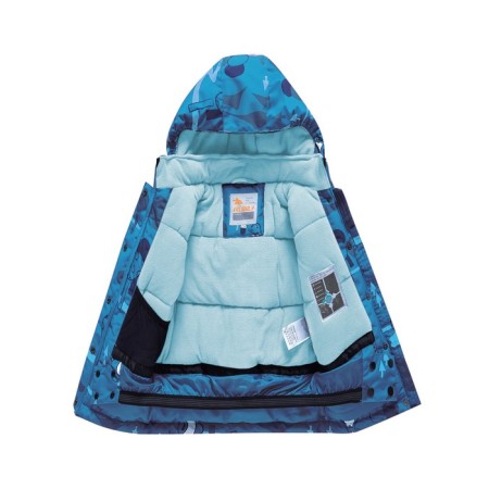 Ski costume for girls, blue color, height 98 cm-17