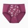 Panties female color dark purple, size 48-50