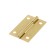 Iron loop, 48x33x1 mm, brass color