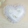 Pill for the rings "Heart", white