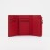Women's wallet on the button, red color