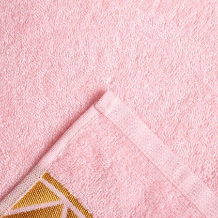 Trick "rhombus" pink 50x90 cm, 100% cotton, 370g/m2-2