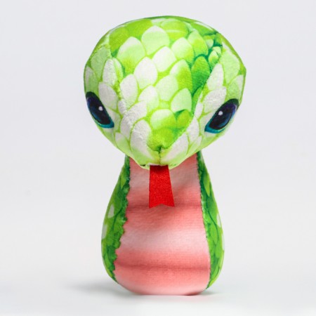 Soft toy "snake", green-2