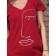Female dress, size 44, burgundy color