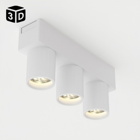 TRUKOL LOMK ULTRA "Three barrels" LED 6W 3000K-5700k CRI90 White 12.2x2.6x5.5 cm-7