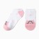 Women's socks shortened "cat", white/pink color, rr 23-25