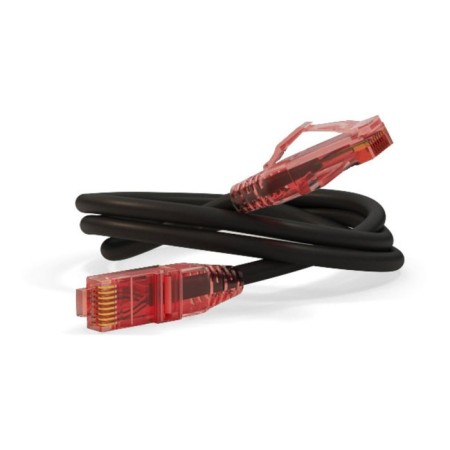Patch cord Hyperline PC-LPM-UTP-RJ45-RJ45-C5E-C5E-BK PC-LPM-UTP-RJ45-C5E-1M UTP RJ- 107751