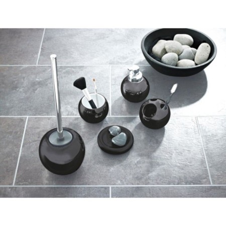 Bowl toilet brush, black color-1