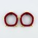 Hair gum "Karma", 2 pcs., D = 5 cm