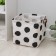 Storage basket "Dalmatin", 33 × 33 × 31 cm, black and white color