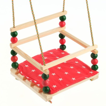 Suspended armchair for a playing site with a soft seat, "breeze", seat 34x28 cm-7