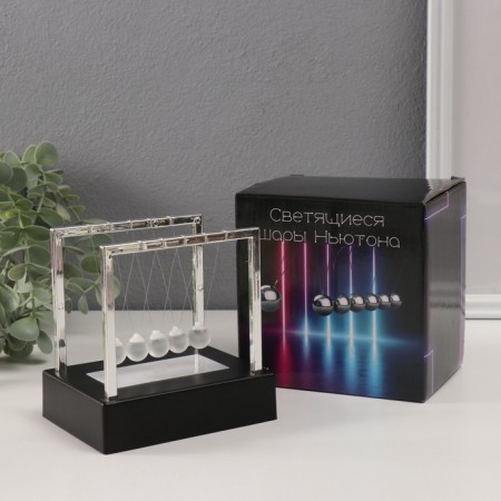 Pendulum "Luminous balls" 5 diodes mix 12x12x9 cm-5