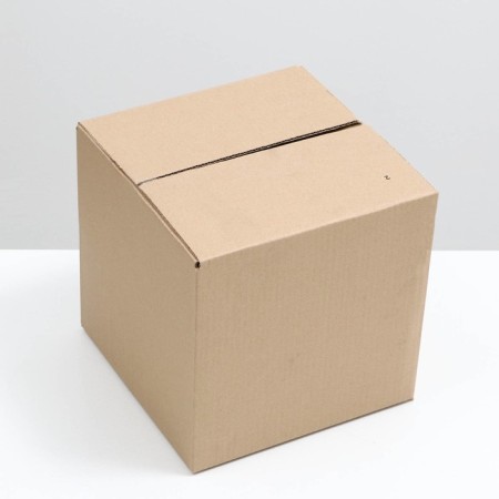 The box is folding, brown, 30 x 30 x 30 cm-1